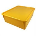 thumbnail image 2 of Double Stowaway® Tray with Lid, Yellow, 2 of 2