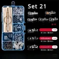 thumbnail image 3 of Tampons de Nez en Silicone pour Lunettes Outil de Réparation de Lunettes Optiques avec Tournevis Pinces Crochets d'Oreille Set21-2 Pcs, 3 of 6