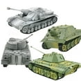 thumbnail image 1 of 4D Tank Model Building Kits Military Assembly Educational Toys Decoration High-density Material Panther Tiger Turmtiger Assault, 1 of 2