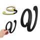 thumbnail image 1 of Uxcell Calcomanías de Pared de Letras 3D, 8" Autoadhesivas para Decoración del Hogar (Negro, Letra V), 1 of 7