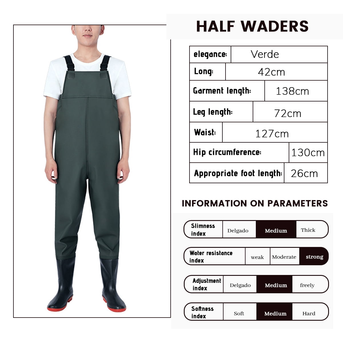 Échassiers De Pêche/chasse L.L.Bean Homme - Taille L, Marron, Avec Chaussons Coquille