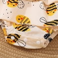 thumbnail image 6 of TOWED22 Newborn Baby Girl Clothes Summer Smocked Romper Short Sleeve Jumpsuit and Headband Outfit Cute Infant Clothing 6Pcs(Red,3-6 M), 6 of 7