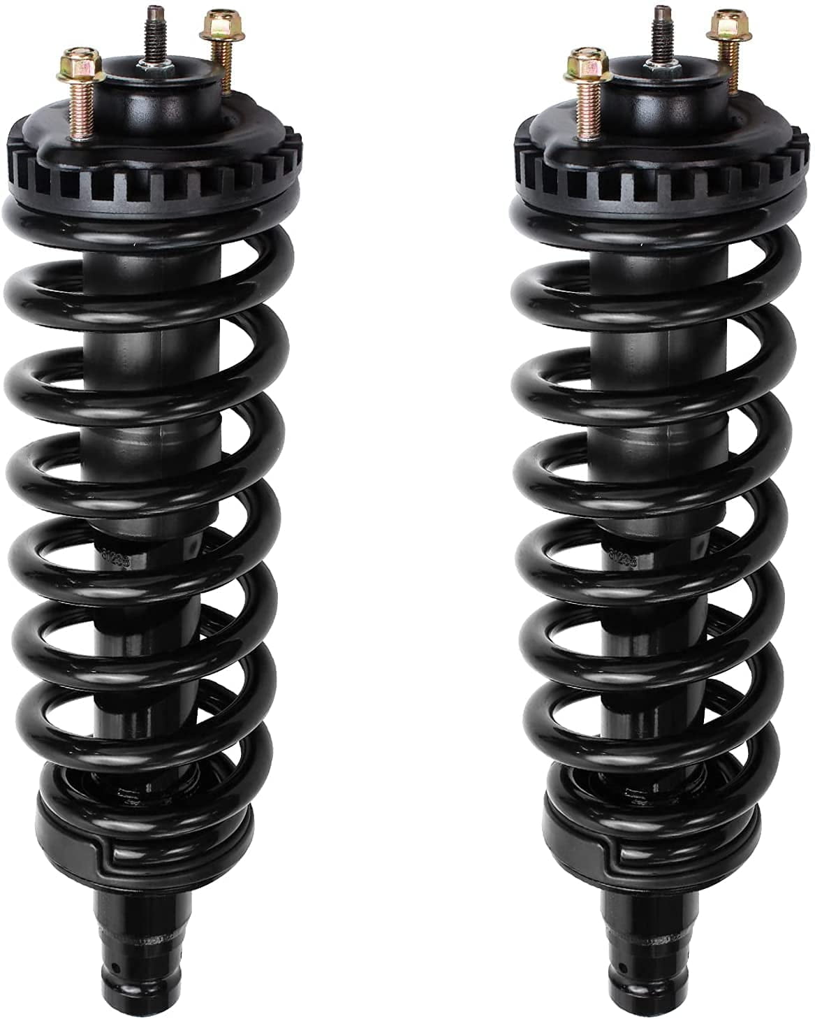 Detroit Axle - Struts Shocks for Chevy Trailblazer EXT GMC Envoy XL XUV Oldsmobile Bravada Buick Rainier Isuzu Ascender, 2 Front Struts w/ Coil Springs 2 Rear Shock Absorbers Suspension Kit