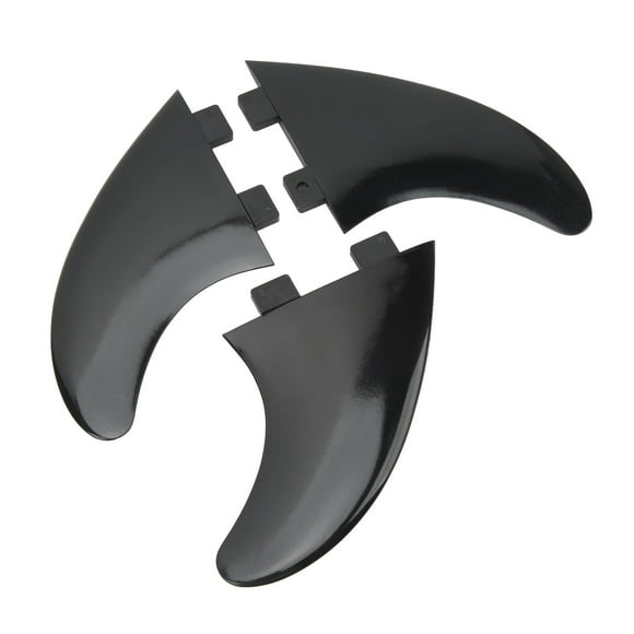Surfboard Fins, Tri Fin Set PVC Flexible Replacement Portable for Surfboard