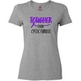 thumbnail image 3 of Inktastic Tougher than Cystic Fibrosis Women's T-Shirt, 3 of 5