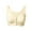 Beige, variant on Sports Bras for Women, Women's Front Closure Posture Wireless Back Support Full Coverage Bra, High Impact Plus Size Yoga Bras White 4XL