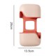thumbnail image 2 of Soporte para esponja para fregadero de cocina, montura de plástico, organizador de cepillos y esponjas con drenaje, montura para fregadero doble de Crazy Chef, 2 of 5
