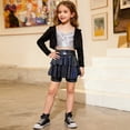 thumbnail image 4 of Kogui Toddler Girls Shorts Girls Dance Shorts Preppy Clothes Tennis Dance Shorts Little Girls 4T 5T (Black,4-5 Years), 4 of 6