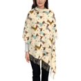 thumbnail image 3 of Fotbe Dachshund Dog Print Womens Fall Winter Scarf Tassel Soft Warm Blanket Scarves Womens Shawl Wraps, 3 of 8