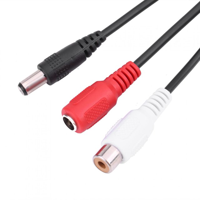 Diyeeni Captura de Audio Mini micrófono Alta sensibilidad Amplio Rango de monitoreo Captura de Audio Mic para cámaras de Seguridad CCTV, acepte entradas AV, como DVR, VCR, TV, etc. EOTVIA No
