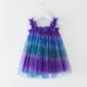 thumbnail image 2 of Odeerbi Niñas Verano Gradiente Tul Vestido Sparkly Sequin Slip Correa Vestido Camisola Sin Mangas Vestido de Malla, 2 of 4