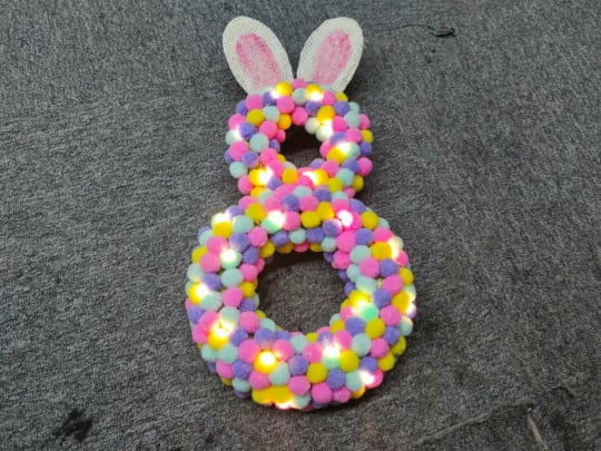 Easter Front Door Decoration The Lakeside Collection Cottontail Bunny Wreath