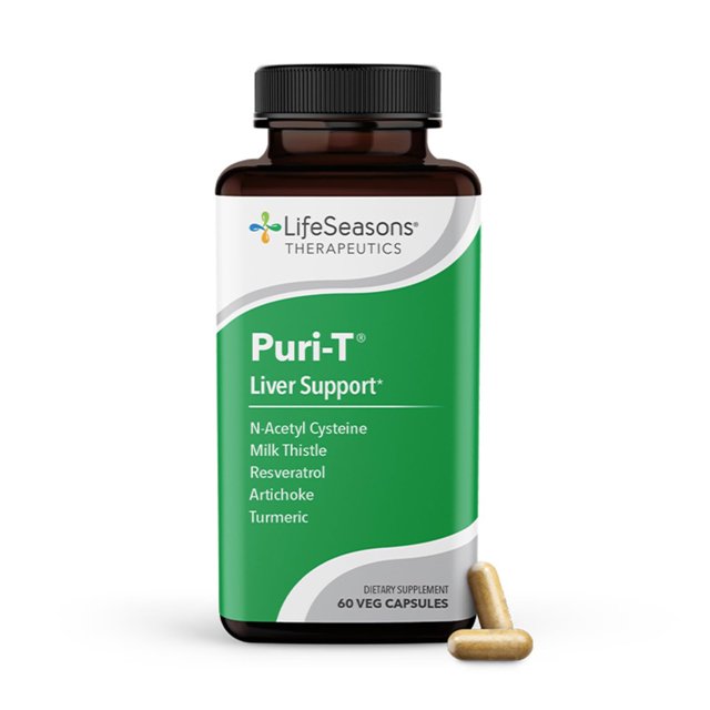 Suplemento LifeSeasons Puri-T Liver Cleanse & Detox 60 cápsulas