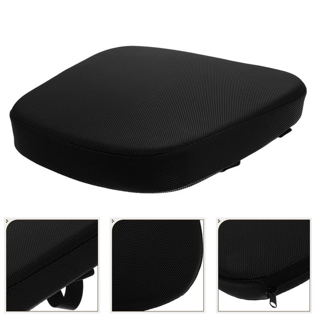unbranded Cojín Para Asiento De Motocicleta Con Absorción De Impactos Ergonómico Negro Para Mayor