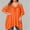 Orange, variant on IUYRTFE Women's Cold Shoulder Lace Trim V Neck Top Short Sleeve Loose Fit Summer Casual Blouse Plus Size