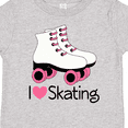 thumbnail image 4 of Inktastic Girls I Heart Skating Girls Toddler T-Shirt, 4 of 5