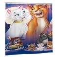thumbnail image 2 of The Aristocats Shower Curtain For Bathroom Decor 72x72 Inch Waterproof Bath Curtains Decorative Bathroom Accessories, 2 of 8