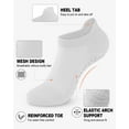 thumbnail image 2 of 6 Pairs Pilates Grip Socks for Women, Non-slip Yoga Athletic Socks for Barre Ballet Barefoot Workout Hospital, 2 of 6