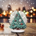thumbnail image 4 of DIY Tabletop Diamond Art Painting Kit for Christmas Tree Great Looking Rhinestone Table Decorations DIY Diamond Desk Placement Ornament, 4 of 4