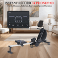 thumbnail image 6 of COZONY 380 LBS Water Rowing Machine, App-Enabled with Digital Monitor, Ergonomic Seat for Home Gym, 6 of 7