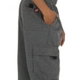 thumbnail image 5 of Vibes Big Boys Fleece Cargo Sweatpants Charcoal Male Size Large, 5 of 6