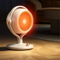 thumbnail image 4 of Fan Heater Small Desktop Heater Household Small Sun Fan Heater Electric Heater US Plug, 4 of 6