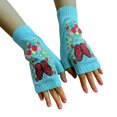 thumbnail image 2 of Women's Gloves Mittens Women'S Winter Hand Embroidered Gloves Winter Butterfly Flower Long Warm Hand Knitted Gloves, Women's Accessories Gloves Mittens, 2 of 5