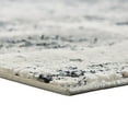 thumbnail image 3 of Ley 10 x 14 Extra Large Rug, Machine Woven Gray White Abstract Pattern, 3 of 3