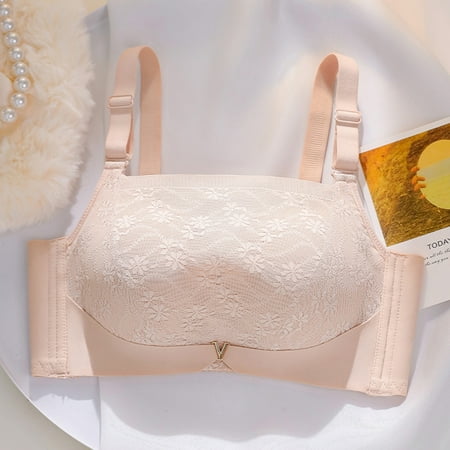 GENGING Bras for WomenWomens Clothes Fall Small Womens Bras Push-up  And Adjusting Womens Bras With Retraction Nipple And Non-Underwire Bra