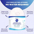 thumbnail image 4 of No Rinse Shampoo Cap, Rinse Free Shower Cap that Shampoos & Conditions, Elderly Care Products, Bedridden Patients, PH Balanced & Hypoallergenic, 3 Pack, 4 of 4