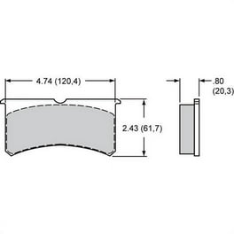Wilwood Hat Parking Brake 12 x 8.75in BP Wilwood Hat Parking Brake 12 x 8.75in BP