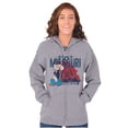 thumbnail image 4 of Popeye Missouri Welcome to MO Arches Zip Up Hoodie Men's Women's Brisco Brands S, 4 of 6