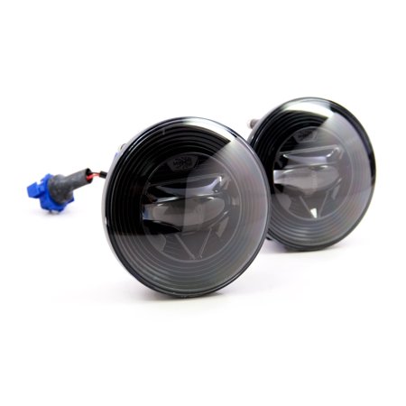 Frog Replacement - 2015-2017 GMC SIERRA 2500 2500HD 3500 3500HD Morimoto Projector LED Fog Light replacement Clear Lens 5500K