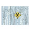 thumbnail image 1 of Hunting Cutting Board, Attention Deer in the Woods with Warning Sign Leafless Trees Winter Illustration, Decorative Tempered Glass Cutting and Serving Board, Large Size, Multicolor, by Ambesonne, 1 of 1