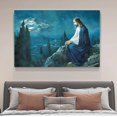 thumbnail image 4 of Jesus Prays in The Garden of Gethsemane Canvas Poster Bedroom Decor Sports Landscape Office Room Decor Gift,Frame-style,20x30inch(50x75cm), 4 of 8