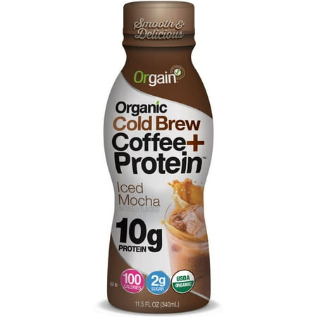 Orgain froid Brew café biologique plus de protéines, Iced Mocha, 11,5 onces, 12 Count