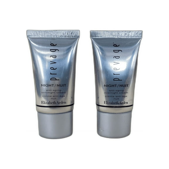 Elizabeth Arden Prevage Night Anti-aging Overnight Cream Travel 0.5 Oz / 15 mL (2 Pack)