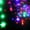 multicolor, variant on 110 V Snowflake LED String Curtain Lights Christmas Wedding Party Decor 3.5 M