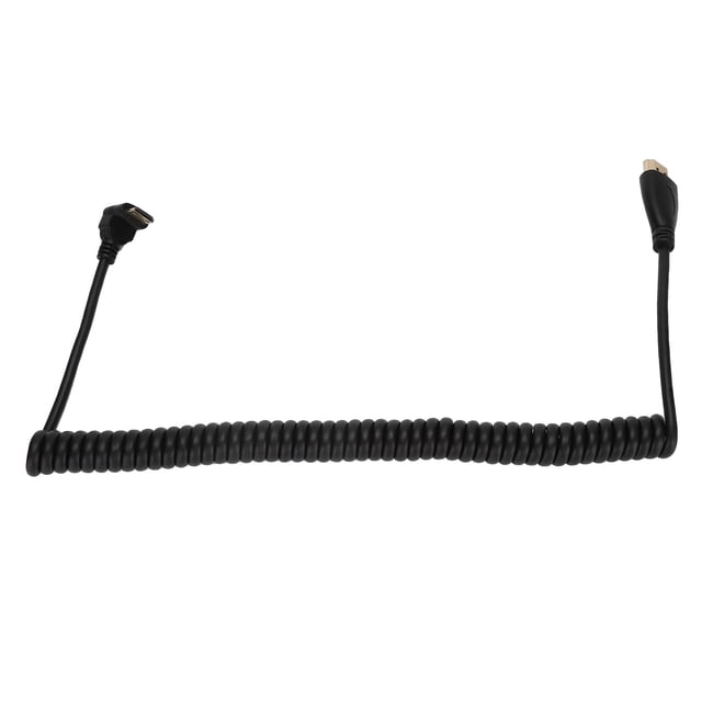 Interfaz multimedia HD A a interfaz multimedia HD C Cable de resorte Adaptador de audio y vídeo
