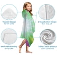 thumbnail image 7 of Colorful Tie Dye Burst Pattern Hooded Bath Towel，50"x30" for Ages 3 To 12 Kids, Quick Dry Lightweight Soft Microfiber Hood Beach Towel Cover Up for Kids, 7 of 7