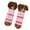 F06-Pink, variant on FYDUU Women's Ankle Socks Coral Socks Winter Mid Calf Warm Floor Socks Thickened Sleeping Socks Womens Fuzzy Socks Cartoon Pattern