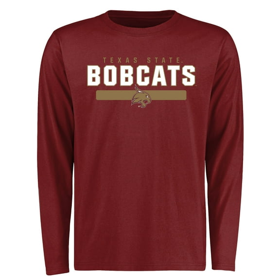 Men's Maroon Texas State Bobcats Team Strong Long Sleeve T-Shirt