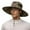z-260909-1-Khaki, variant on VBEWZET Men's 15cm Wide Brim Sun Hat, UPF 50 Protection Bucket Hat with Chin Strap, Breathable Outdoor Fishing & Hiking Cap Black