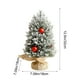 thumbnail image 3 of Mini Árbol Navideño Decorativo | Material de Pvc Verde | 32 Cm | Ambiente Festivo | Decoración de Escritorio, 3 of 6