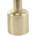 thumbnail image 5 of DecMode 2 Candle Gold Aluminum Metal Candle Holder with Rounded Bases, Set of 2, 5 of 11