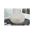 thumbnail image 4 of Meridian Furniture Addison Button Tufted Cream Velvet Ottoman and Bench, 4 of 4