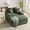 Green, variant on FFH Oversized Accent Chair with Ottoman for Living Room, Bedroom, Corduroy Lounge Chair with Ottoman, Chaise Lounge Indoor, Black