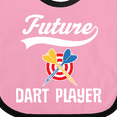 thumbnail image 4 of Inktastic Future Dart Player Boys or Girls Baby Bib, 4 of 4