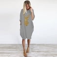 thumbnail image 4 of Vestidos casuales sueltos para mujer, vestido holgado de manga larga para otoño y verano, vestido de fiesta con bolsillos estampados de talla grande para mujer, 4 of 5