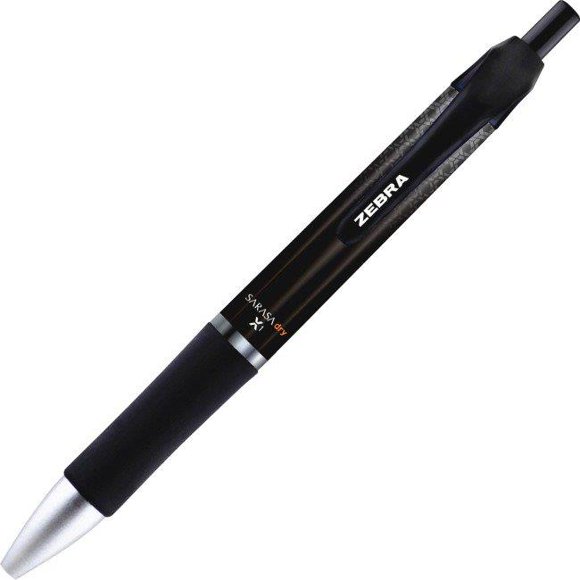 Zebra ZEB45610 Sarasa Dry Gel X1 Retractable Pen, Black